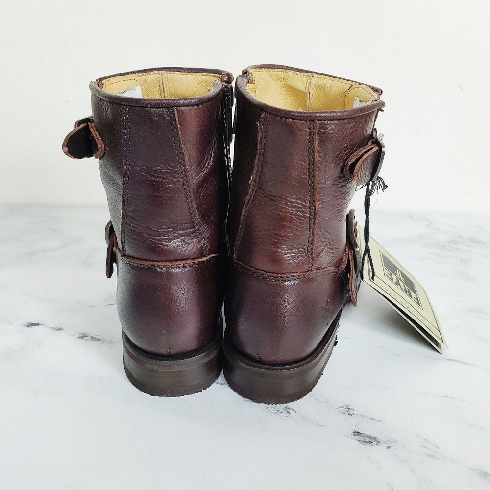 Frye Veronica Dark Brown Ankle Bootie - Picture 5 of 7